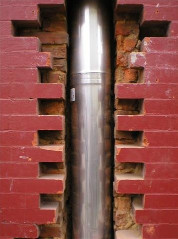 Stainless Steel Chimney Liner Repair & Installed in Kimberton, PA 19442 by W.S. Montgomery Chimney and Masonry Services